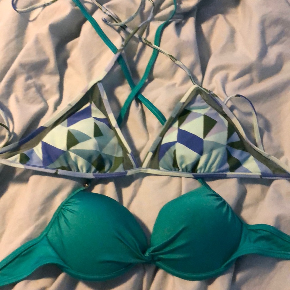 VS and Aerie Bikini tops